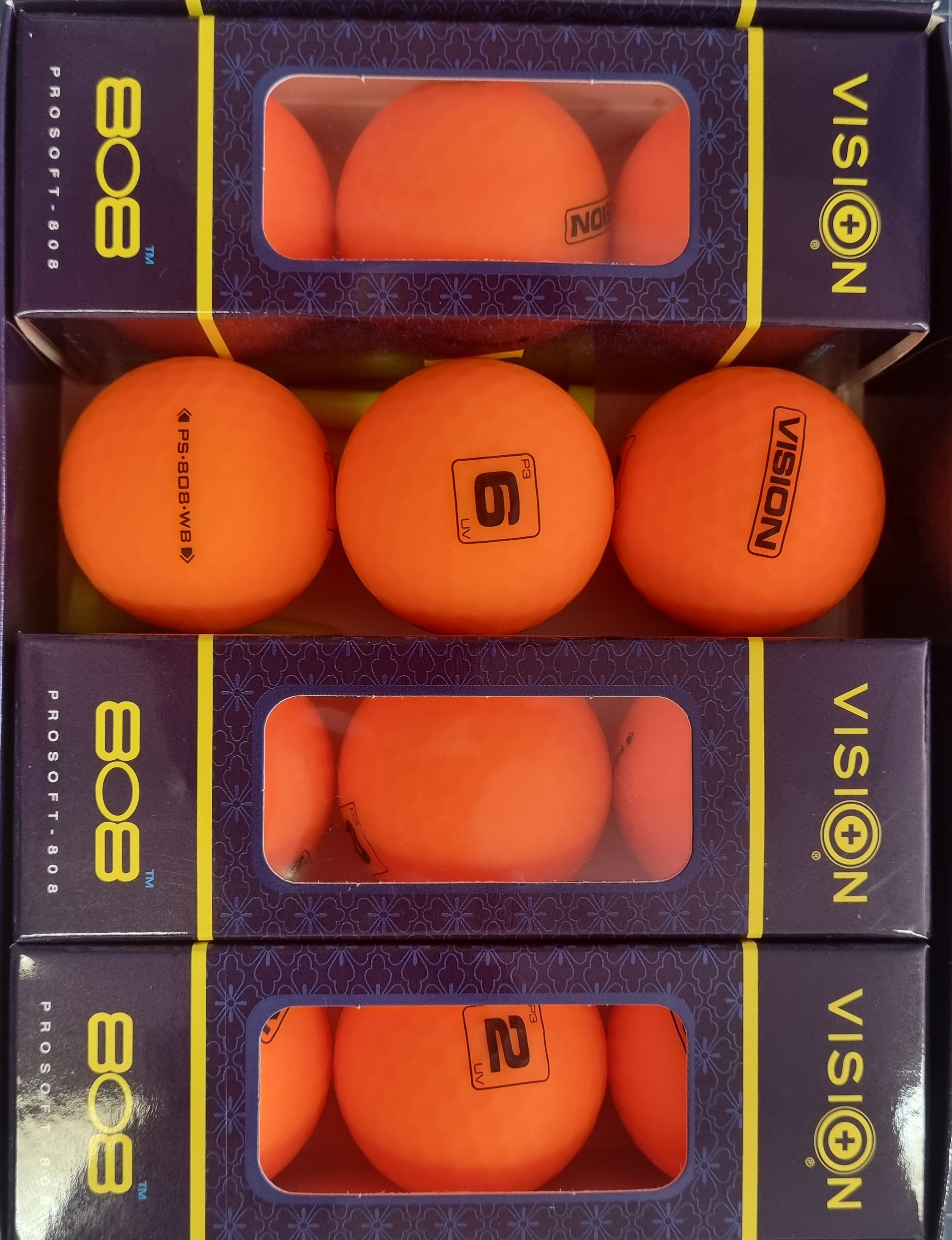 Vision Prosoft 808 Matte Orange 12 Pack